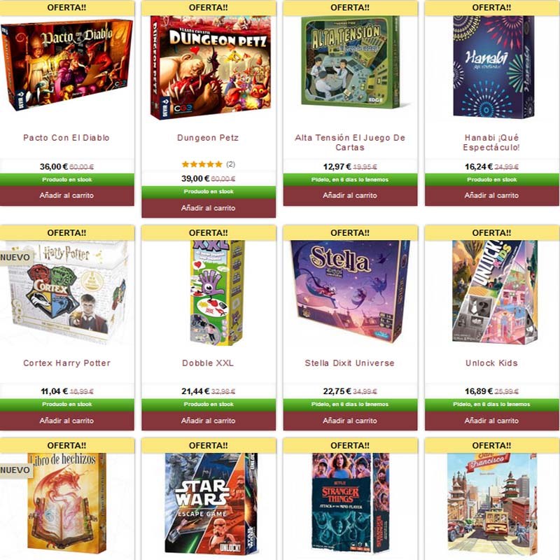 Ofertas juegos de mesa MAYO