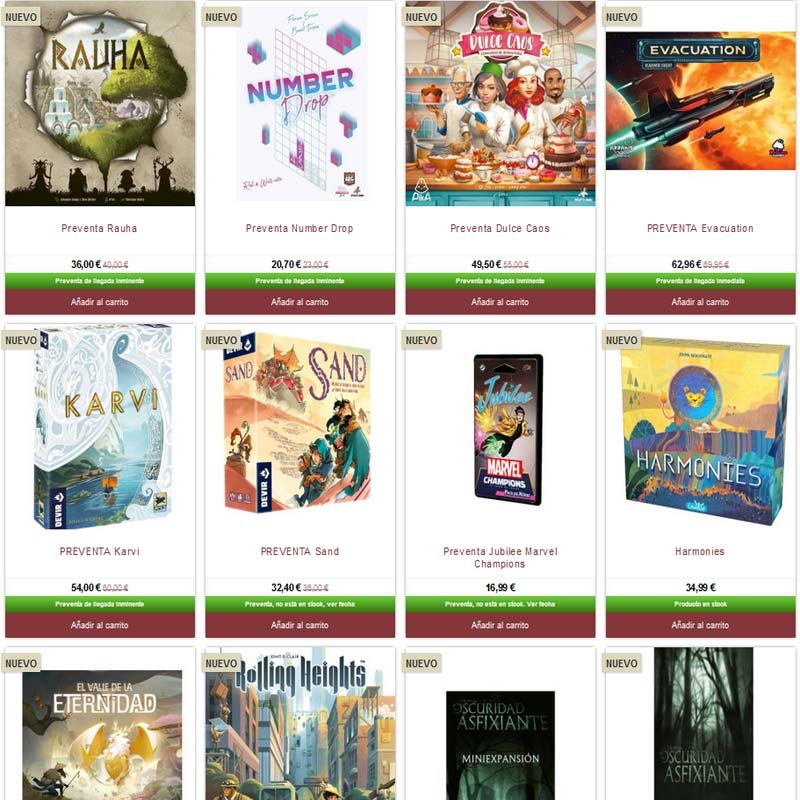 Novedades juegos de mesa MAYO